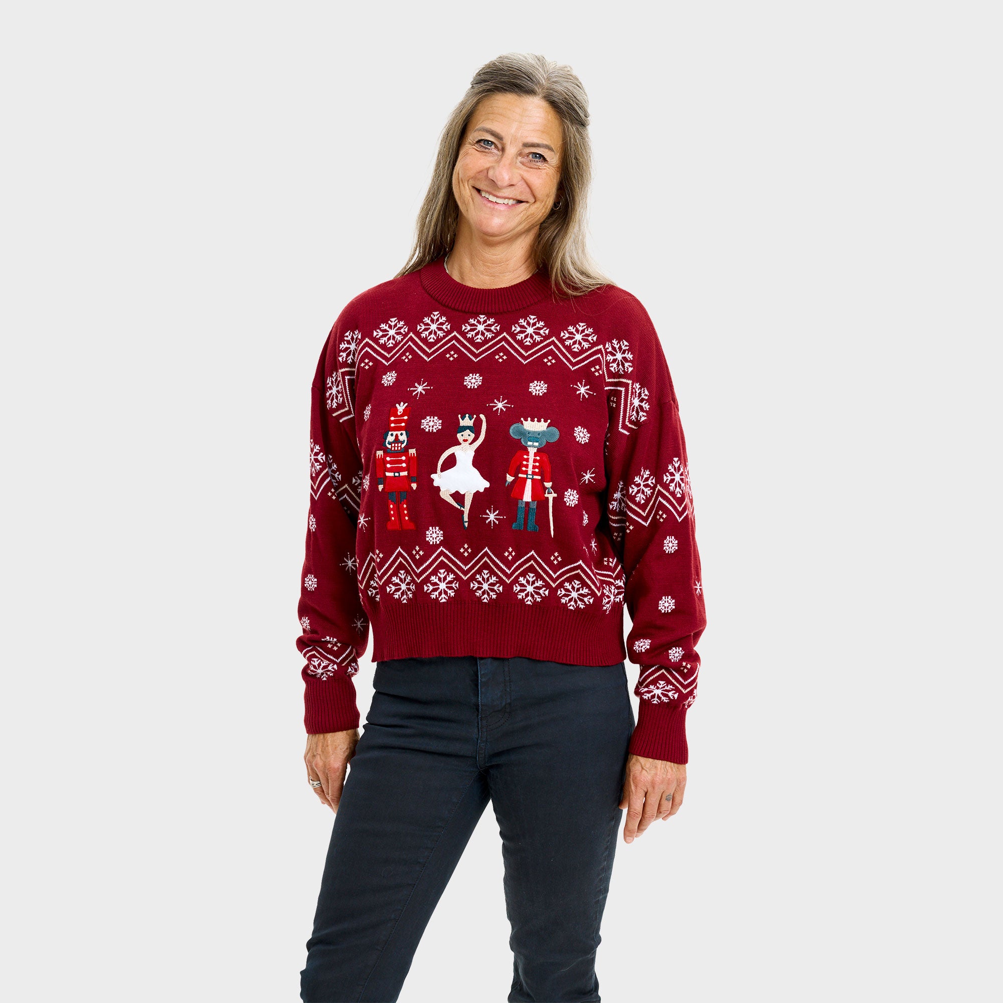 Nutcrackerish julesweater - Dame